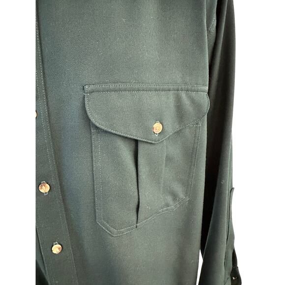 Filson Shirt Style 865 Virgin Wool Button Up Vintage Shirt-Jac Men's Size Large - Picture 3 of 10